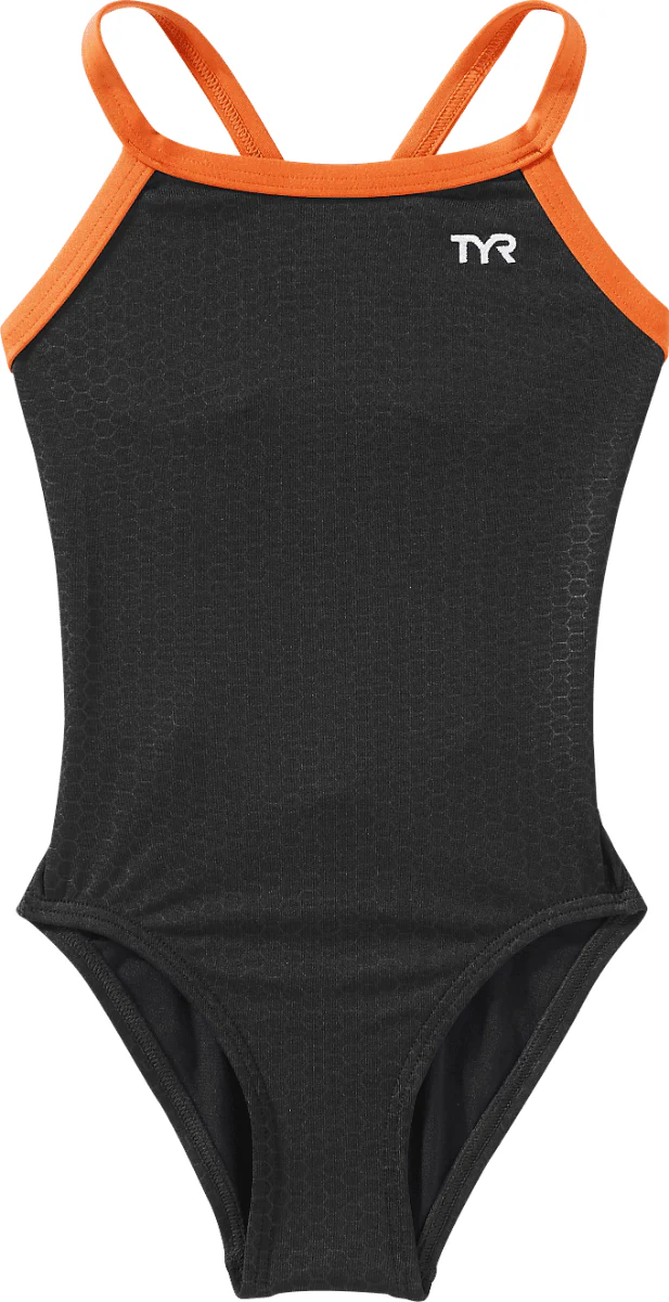 Durafast Elite® Girl's Diamondfit Swimsuit - Hexa 14 Durafast Elite® Girl's Diamondfit Swimsuit - Hexa