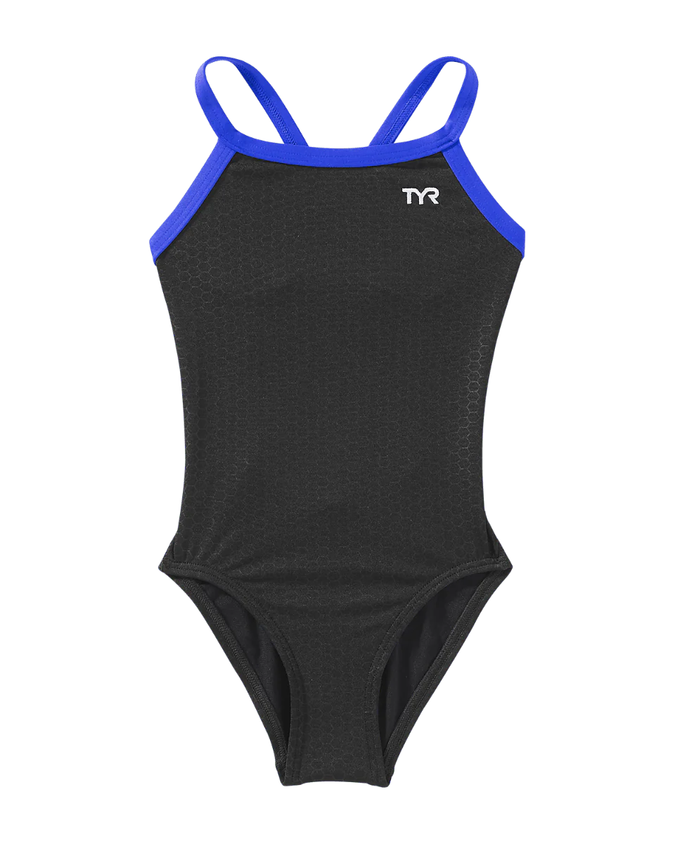 Durafast Elite® Girl's Diamondfit Swimsuit - Hexa 19 Durafast Elite® Girl's Diamondfit Swimsuit - Hexa