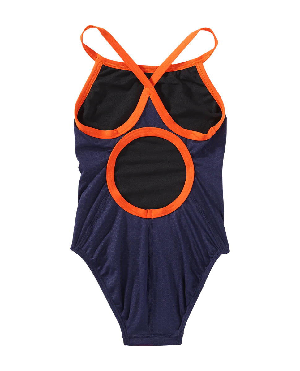 Durafast Elite® Girl's Diamondfit Swimsuit - Hexa 24 Durafast Elite® Girl's Diamondfit Swimsuit - Hexa