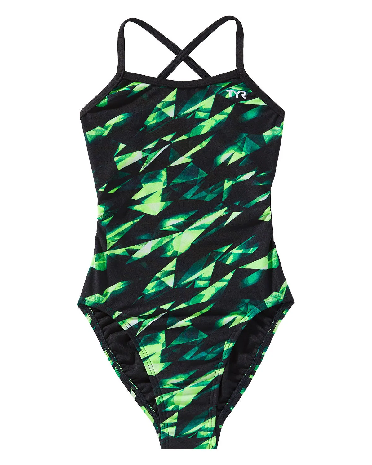 Durafast Elite® Girl's Trinityfit Swimsuit - Triadic 1 Durafast Elite® Girl's Trinityfit Swimsuit - Triadic