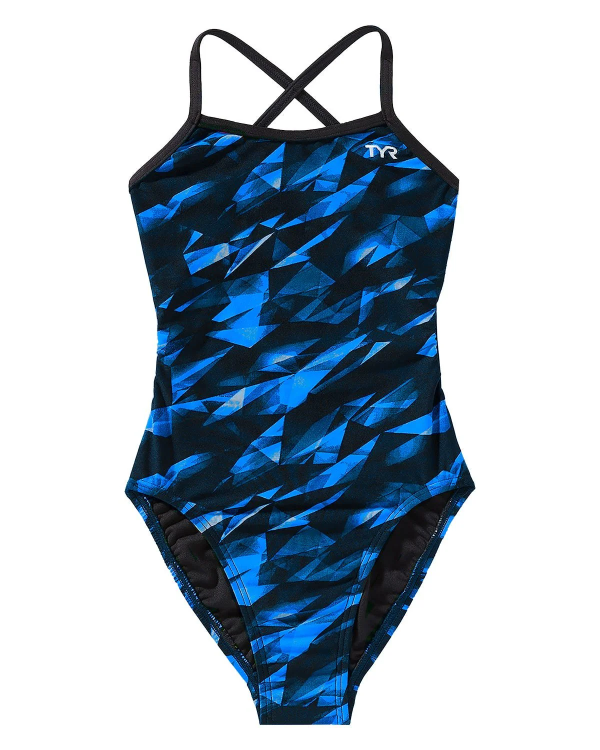 Durafast Elite® Girl's Trinityfit Swimsuit - Triadic 3 Durafast Elite® Girl's Trinityfit Swimsuit - Triadic
