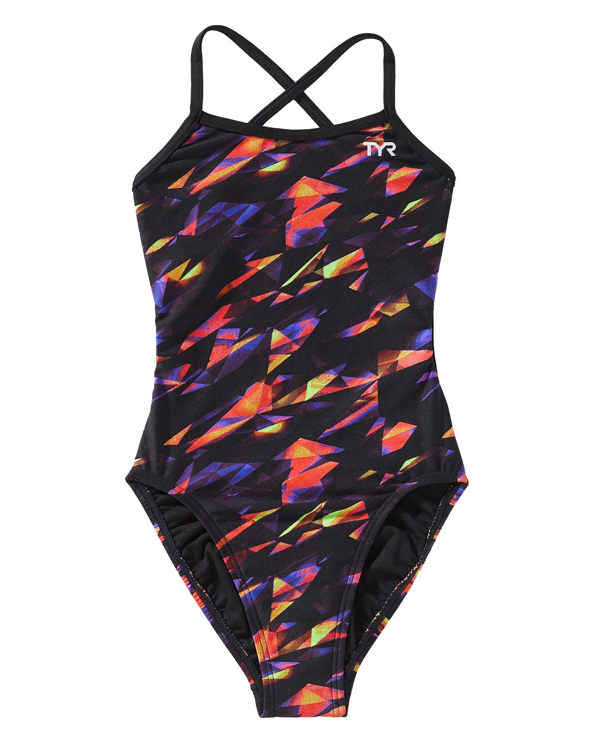 Durafast Elite® Girl's Trinityfit Swimsuit - Triadic 9 Durafast Elite® Girl's Trinityfit Swimsuit - Triadic