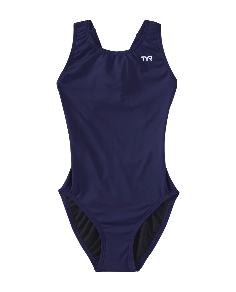 Durafast Elite® Girl's Maxfit Swimsuit - Solid 3 Durafast Elite® Girl's Maxfit Swimsuit - Solid