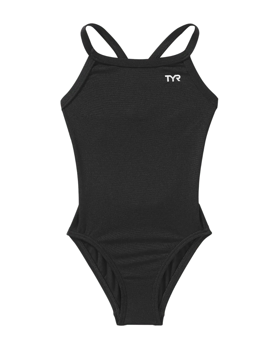 Durafast Elite® Girl's Diamondfit Swimsuit - Solid 5 Durafast Elite® Girl's Diamondfit Swimsuit - Solid