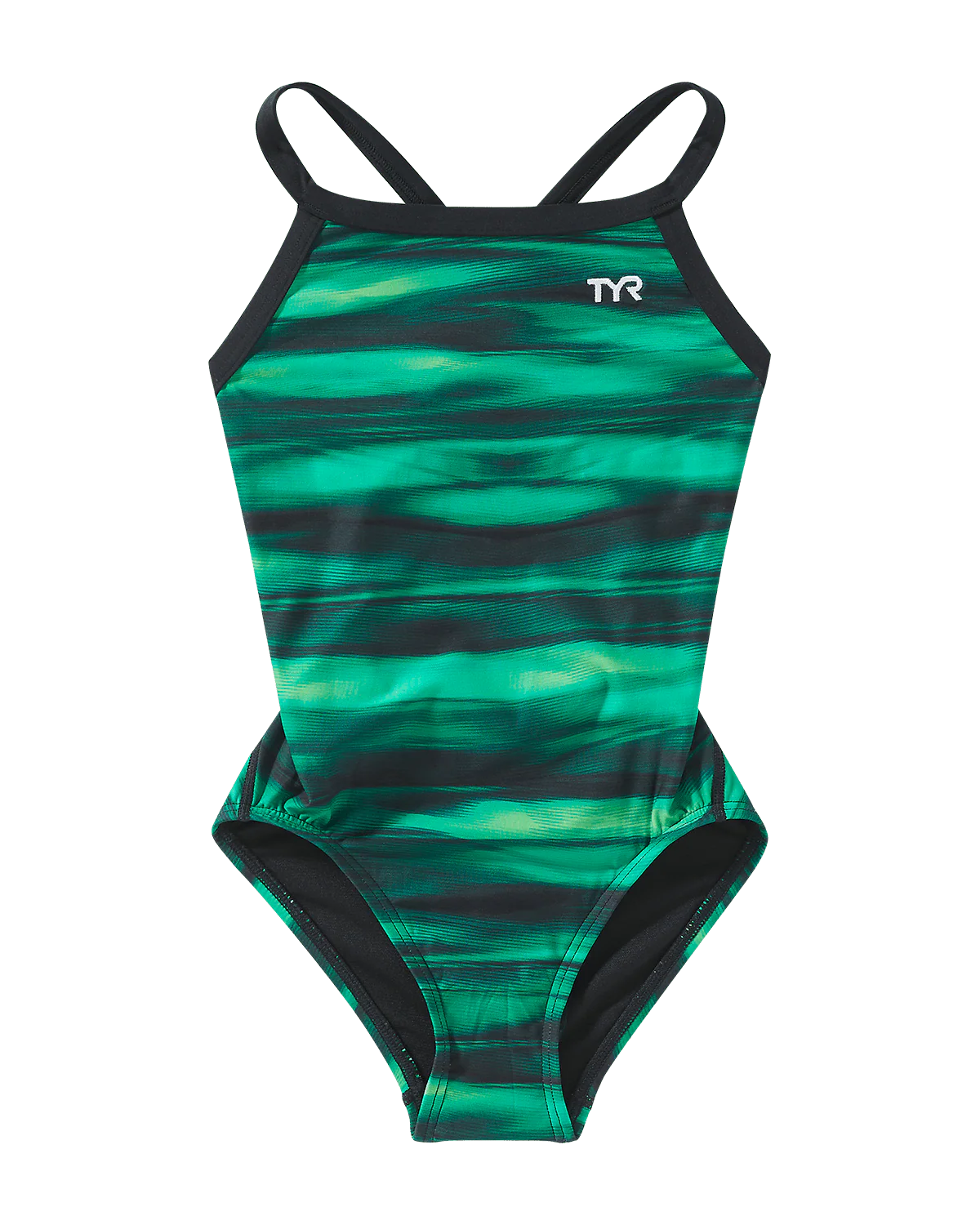 Durafast Lite® Girl's Diamondfit Swimsuit - Technowave 3 Durafast Lite® Girl's Diamondfit Swimsuit - Technowave