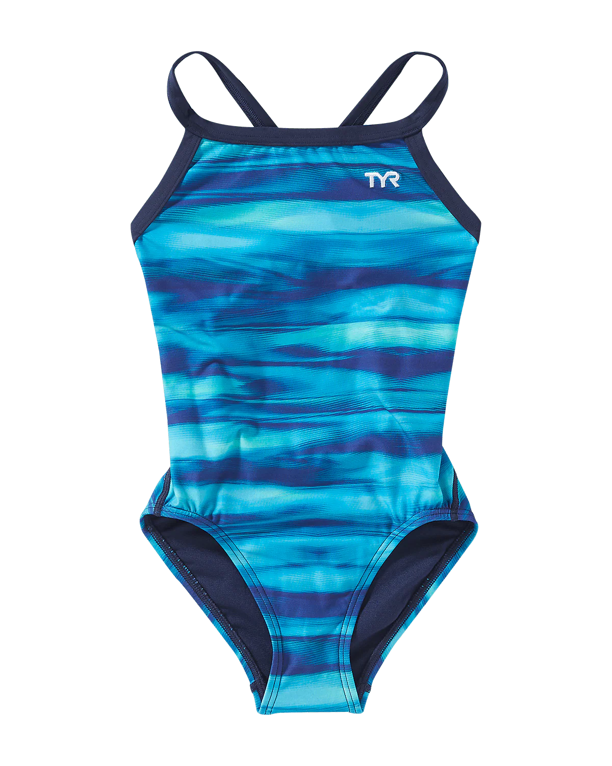 Durafast Lite® Girl's Diamondfit Swimsuit - Technowave 7 Durafast Lite® Girl's Diamondfit Swimsuit - Technowave