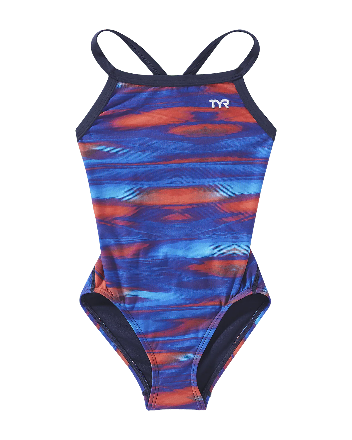 Durafast Lite® Girl's Diamondfit Swimsuit - Technowave 9 Durafast Lite® Girl's Diamondfit Swimsuit - Technowave