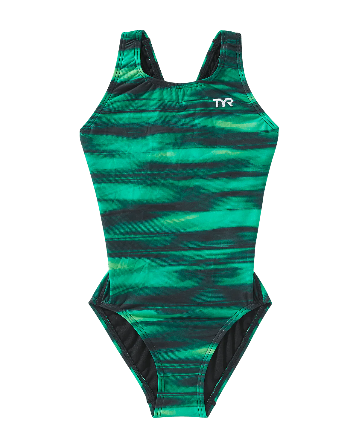 Durafast Lite® Girl's Maxfit Swimsuit - Technowave 3 Durafast Lite® Girl's Maxfit Swimsuit - Technowave