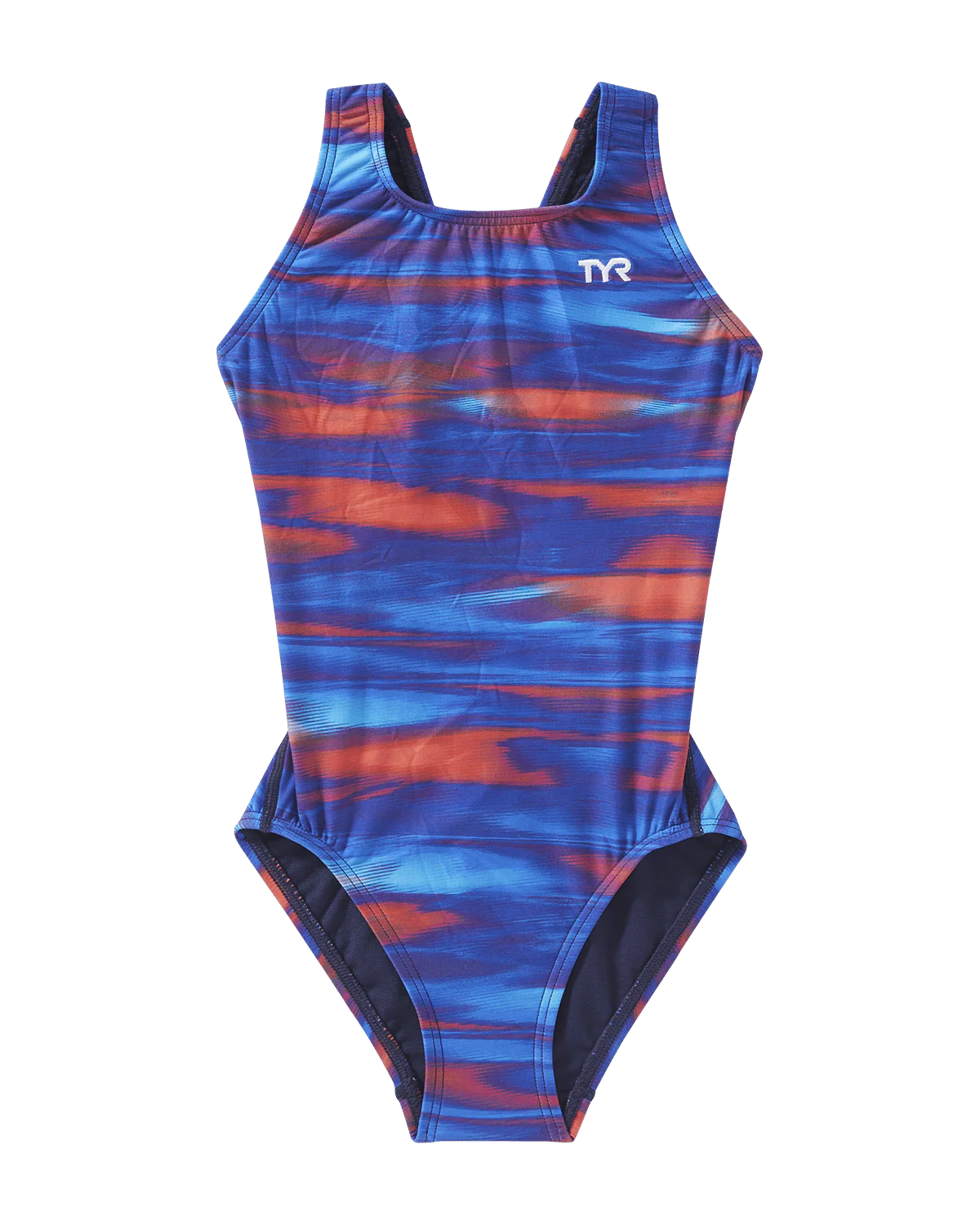 Durafast Lite® Girl's Maxfit Swimsuit - Technowave 7 Durafast Lite® Girl's Maxfit Swimsuit - Technowave