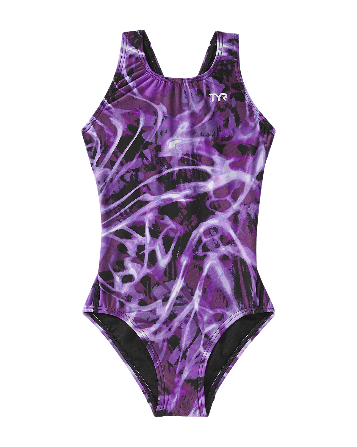 Durafast Lite® Girl's Maxfit Swimsuit - Electro 3 Durafast Lite® Girl's Maxfit Swimsuit - Electro