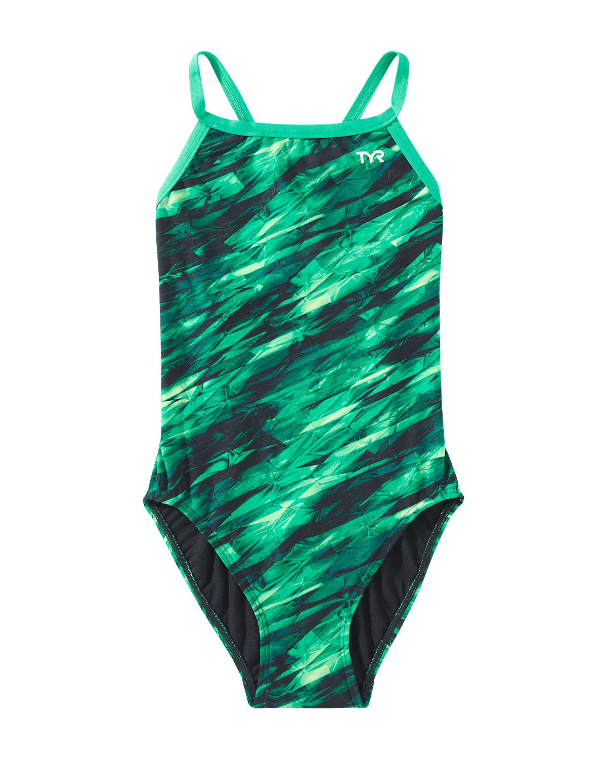 Durafast Elite® Girl's Diamondfit Swimsuit - Vitric 1 Durafast Elite® Girl's Diamondfit Swimsuit - Vitric