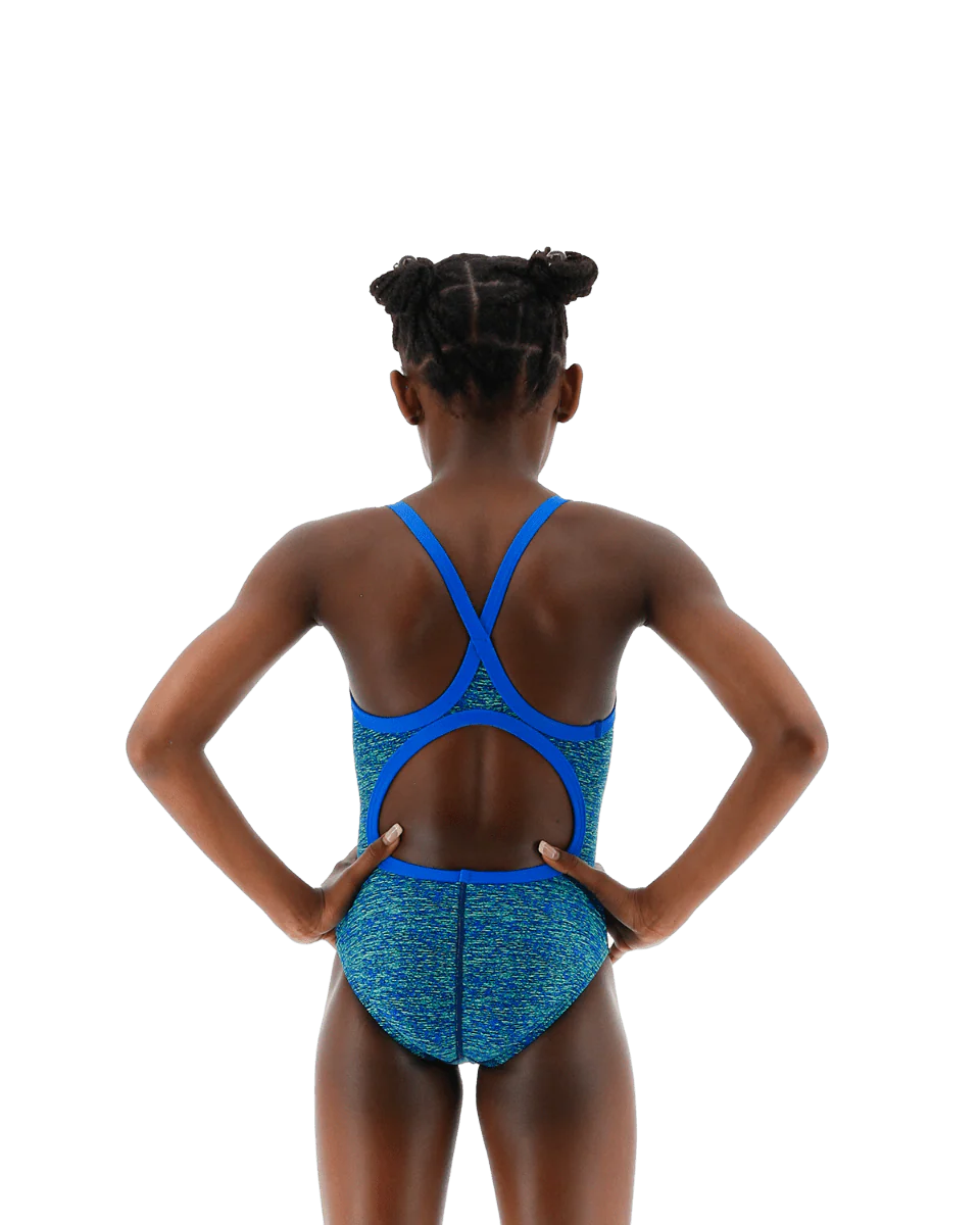 Durafast Elite® Girl's Diamondfit Swimsuit - Lapped 6 Durafast Elite® Girl's Diamondfit Swimsuit - Lapped