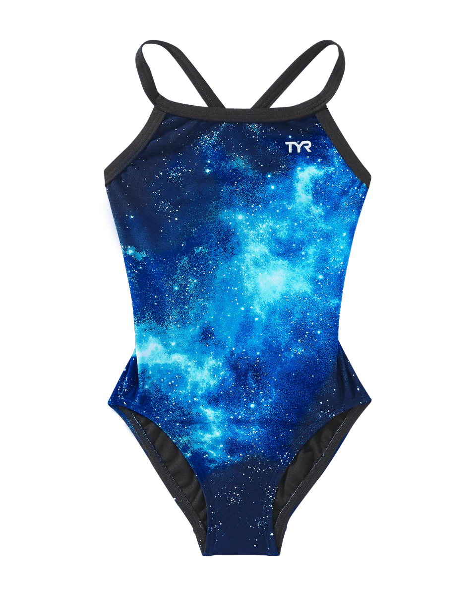 Durafast Elite® Girl's Diamondfit Swimsuit - Starborne 9 Durafast Elite® Girl's Diamondfit Swimsuit - Starborne