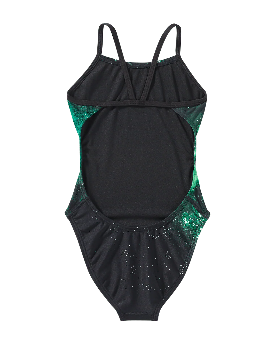 Durafast Elite® Girl's Cutoutfit Swimsuit - Starborne 2 Durafast Elite® Girl's Cutoutfit Swimsuit - Starborne