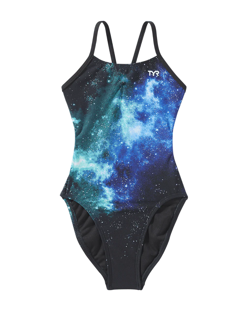 Durafast Elite® Girl's Cutoutfit Swimsuit - Starborne 5 Durafast Elite® Girl's Cutoutfit Swimsuit - Starborne