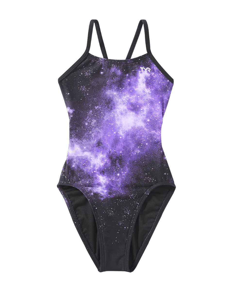Durafast Elite® Girl's Cutoutfit Swimsuit - Starborne 7 Durafast Elite® Girl's Cutoutfit Swimsuit - Starborne